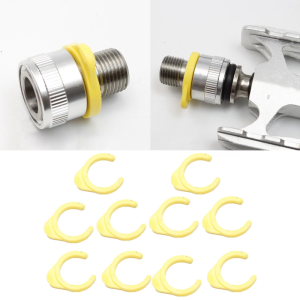 แป้นถีบจักรยานล็อคปลดล็อคอย่างรวดเร็วสำหรับหัวเข็มขัดป้องกันสำหรับจักรยานพับได้ Brompton ที่เหยียบให้ประสบการณ์การขับขี่ที่ดีขึ้น