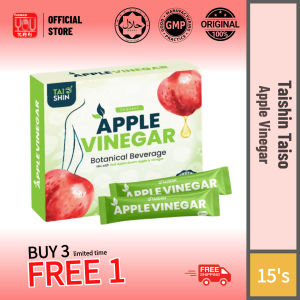【Top Seller】Taishin Taiso Organic Slimming Vinegar | 15 Sachets | Organic Detox Drink for Healthy Weight Management