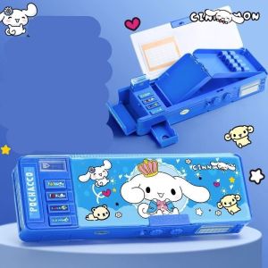Sanrio พร้อมส่งกล่องดินสอกดปุ่ม กล่องดินอเนกประสงค์ กล่องดินสอมีรหัส น่ารัก กล่อง สุ่ม เซ็ต เครื่องเขียน