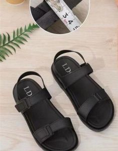 sandal slop wanita jelly karet tali gladiator LDG 1588-1