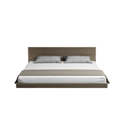 Wood Japanese Tatami Bed Frame HDF Wood Waterproof Single Double Bed With Bookshelf Storage Cabinet Katil Tatami 日式榻榻米床