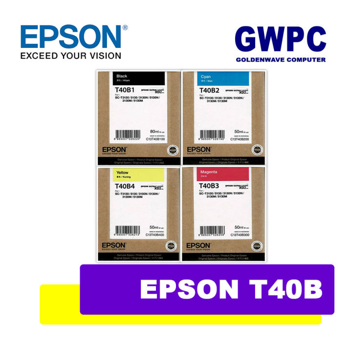Sc Ink Print Epson T40B Ink for SC-T3130N SC-T3130 SC-T5130 | Lazada Philippines