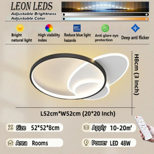 Modern LED Light Remote Control/Tricolor Room Light Ceiling Light Bedroom Light Childrens Room Light Ceiling Lamp