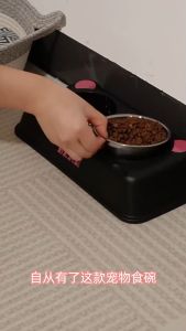 Elevated Pet Bowl 2in1 Feeding Drinking Stainless Steel Non Slip Easy Clean Durable For Dogs Cats