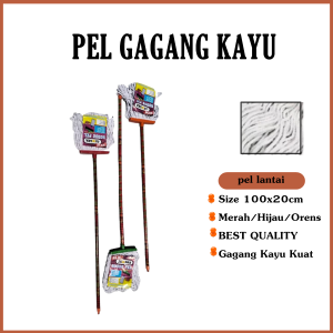 PEL LANTAI SUMBU GAGANG KAYU PANJANG