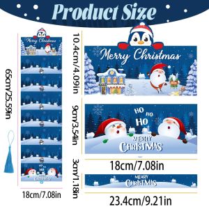 MODERNLUX Nhiều màu sắc Phong bì đỏ Giáng sinh Ông già Noel hoạt hình Đã gấp lại Thiệp Chúc Mừng Giáng Sinh Bất ngờ Đạo cụ ảnh Thiệp Giáng Sinh Bất Ngờ Tiệc Giáng Sinh