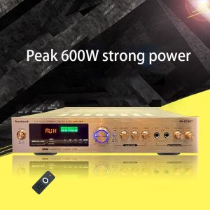 【Ready Stock】 220V 2000W HIFI AV Power Amplifier Audio Subwoofer HiFi Stereo Surround Digital Powerful Home Karaoke Theater
