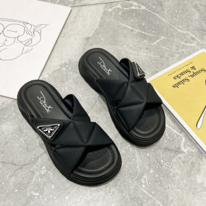 【Hs NewSteps】New summer Korean style fashion Strap platform slippers for women