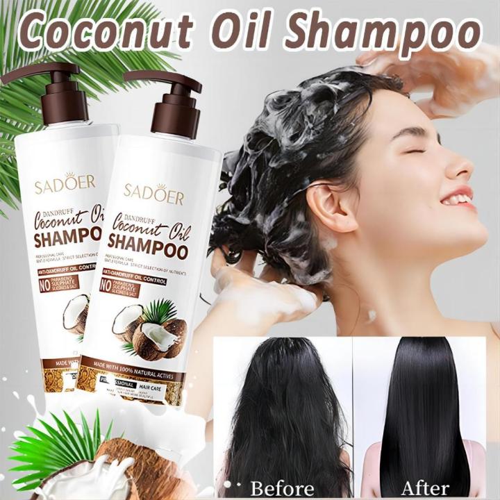 100 effective Coconut Shampoo and conditioner AntiDandruff Repair