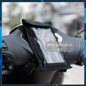 Túi treo đầu xe ZDK đựng điện thoại cảm ứng size mini chạy Grap - Túi treo đầu xe máy cảm ứng mini ZDK bản mới