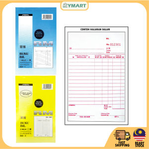 Bill Book 134mm x 192mm (5" x 8") 100 Sheets (1ply) /50 Sheets (2 ply) | Non-NCR