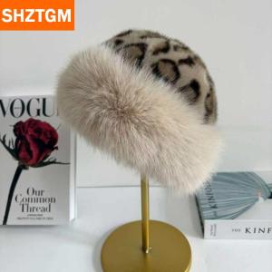 [COD] SHZTGM หมวกกันลมกันหนาวมีปีก หมวกแฟชั่นขนฟูให้ความอบอุ่นสำหรับใส่กลางแจ้ง