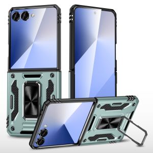 for Samsung Galaxy Z Flip 8/7/6 Case with Stand [Anti-Scratch][Military Grade] Full Body Rugged Shockproof Drop Protection Case for Samsung Galaxy Z Flip 8/7/6