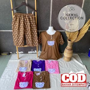 BAJU TIDUR WANITA 3/4 JUMBO XXL BIGSIZE MEREK STARLIE BAJU TIDUR LENGAN PENDEK CELANA PENDEK KULOT JUMBO SETELAN 3/4 JUMBO STARLIE XXL JUMBO BAHAN KAOS PREMIUM BISA COD BAYAR DI TEMPAT TERMURAH
