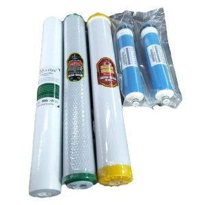 RO 1200ลิตร/วัน ไส้กรองน้ำ ตู้น้ำดื่มหยอดเหรียญ จัดชุด5ชิ้น ไส้กรองเครื่องกรองน้ำดื่ม(พีพี คาร์บอน เรซิ่น ขนาด20*2.5นิ้ว และไส้กรอง RO150*2)