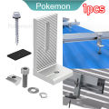 Solar Panel Mounting Accessory for L Foot Mid Clamp End Clamp Aluminum Rail Splice for solar install. 