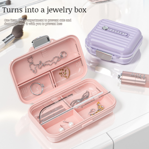 Outdoor Portable Storage Box Three meals a day medicine dispensing