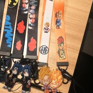 【𝗥𝗲𝗮𝗱𝘆 𝗦𝘁𝗼𝗰𝗸】One Piece Anime Luffy Lanyard Neck Strap Card Holder ID Key Chain Phone Charm Chain Anti-lost Decoration