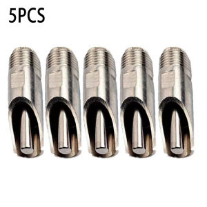 5pcs Stainless Steel Pig Nipple Drinker Water Drinker 1/2 Steel Chrome Gold Red Cap Automatic Duckbilled Swine