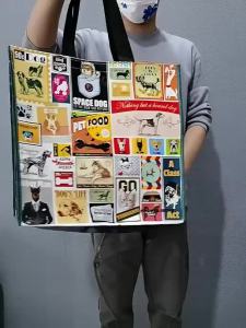 2025Foreign Trade Original Order Oversized Small Fresh Woven Film Waterproof Supermarket Eco Bag Shopping Bag Handbag Buggy BagHYBNJ KKM