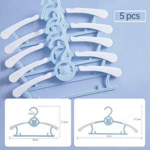 Childrens Clothes Hanger Multi Functional Retractable Clothes Hanger Baby Anti Slip Clothes Hanger Teddy Bear Clothes Hanger