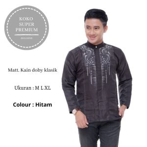 Lmstore.id Koko Pria Lengan Panjang Kurta Klasik Doby Koko Pria Terbaru Bagus