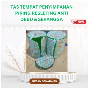 Tas Piring / Tempat Piring Diameter 24 Cm Murah / Plate Pouch ( 1 Kg Muat 25 Pcs)