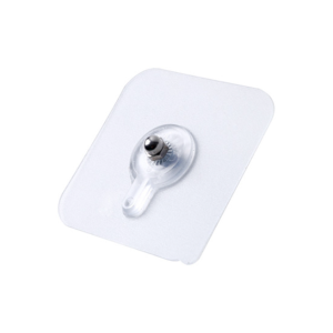 Sét 10 Móc nhãn vít dán tường trong suốt móc dán treo tường chắc chắn không cần đục lỗ
