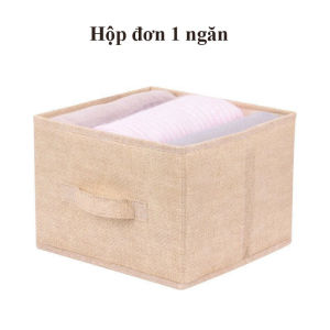 Túi vải đựng đồ Emomart Túi treo đựng quần áo chăn màn gấp gọn nhiều ngăn tối ưu không gian phòng