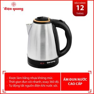 Ấm đun nước siêu tốc Điện Quang ĐQ EKT06 1518 BL bình nấu nước nhanh cấp tốc đun sôi nước nấu mì bình giữ nhiệt nước sôi châm trà pha cà phê hàng tốt xịn chất lượng cao cấp giá rẻ chính hãng bình thủy tự động đa năng