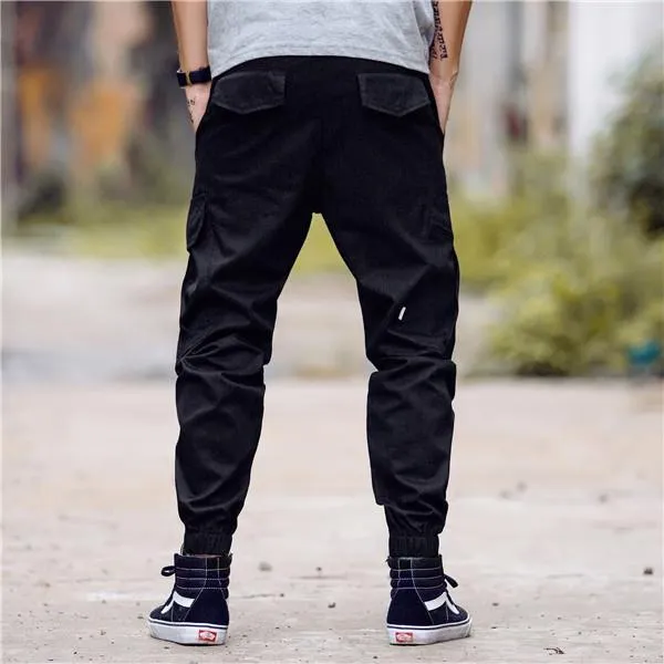 Fashion Classic Army Pants High Street Cotton Jeans Men Jogger