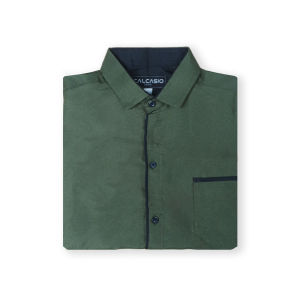 Kemeja Anak Laki Laki Model Liss Lengan Pendek Umur 1 - 12 Tahun Katun Calcasio.id