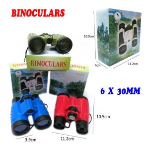 Binoculars Telescope Magnification Toy Optics Binocular for Kids 4x46 / 6x30 Teropong Kanak-kanak *Random Colour* (Ready Stock)