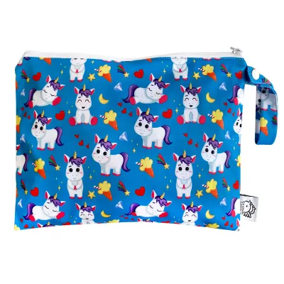 FLOCK THREE 20cm x 29cm Waterproof Wet Bag Diaper Bag Gadgets Pouch for Swimming Travel Toiletries Umbrellas with Zippered Pocket