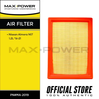 Roadfit MAX Power Air Filter For Nissan Almera N17 1.2L 2016-2021 MaxPower MA-2019