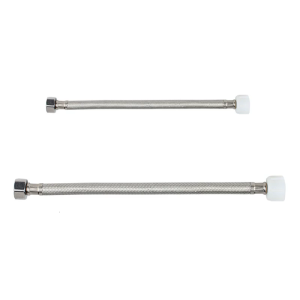 Stainless Steel Toilet Supply Line Universals Flexible Toilet Connector 7/8inch to 1/2inch Flexible Braided Toilet Hose