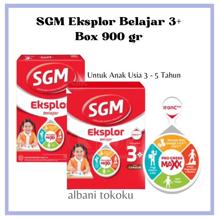 SGM Eksplor Progress Maxx Tahap 3 Kemasan 900 gram - Susu Formula Untuk ...