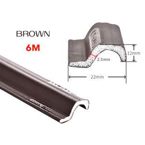 Sliding Door Soundproof Window Sealing Strip Nylon Cloth Foam Door Weather Rubber Strip SoundProof and Windproof Self Adhesive Window Seal Strip