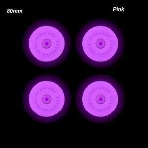 R16 BABY SHOP 4pcs LED 70mm 68mm 64mm 90A 80mm 76mm 72mm Flash Wheel Outdoor Inline Skates Roller Wheels Parts
