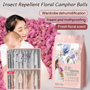 Insect Repellent And Mildew Proof Floral Camphor Balls Mite Removal Anti-Mold Moisture-Proof Furniture Mothballs