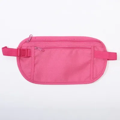 Anti-Theft Hidden Belt Bag Large capacity Waterproof Travel Sports Waist Bag passport storage Waist Belt Bag Outdoor Sports Wallet Bag Travel Walking Running Phone Bag Passport Holder Organizer