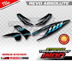 STRIPING VARIASI MOTOR HONDA REVO ABSOLUTE / STICKER LIST HONDA REVO ABSOLUTE