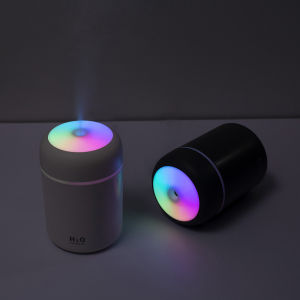 Original H2O Portable 300ml Humidifier USB Ultrasonic Dazzle Cup Aroma Diffuser Cool Mist Maker Air Humidifier Purifier with Romantic Light

