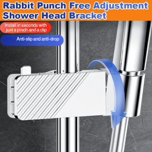 🚿Freely Adjustable Lifting Shower Head Bracket Tough Lifting Pole Shower Bracket Shower Head Stand 免钻可调节淋浴支架