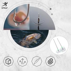 DP🔊🔥🔥🔥 สแตนเลสสองชั้นร่มตะขอปลาหมึกปลาหมึกตะขอตกปลาจิ๊ก