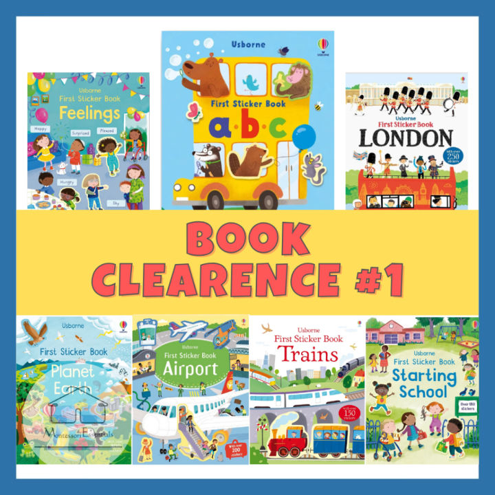 [CLEARANCE] Usborne First Sticker Book 1 Early Children Educational
