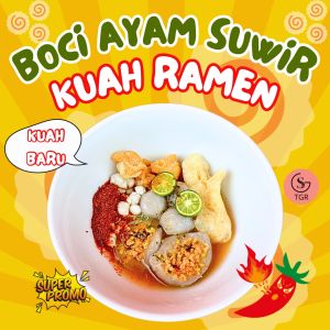 [KUAH RAMEN] 1 Pcs Boci Ayam Suwir Pedas Kuah Ramen Hotpot Instan