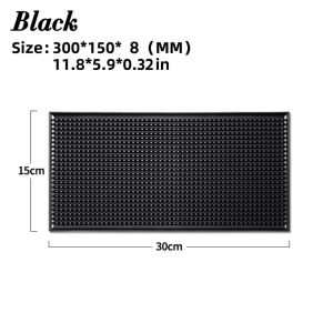 Bar Mat Anti-slip Rubber Mats Thickened Pvc Rubber Shock absorbers Bar Counter Mat Black