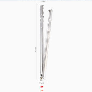 KẸP GẮP THỊT NƯỚNG HÌNH ĐŨA INOX 304 HÀN QUỐC CÁC CỠ SIÊU ĐẸP CA666