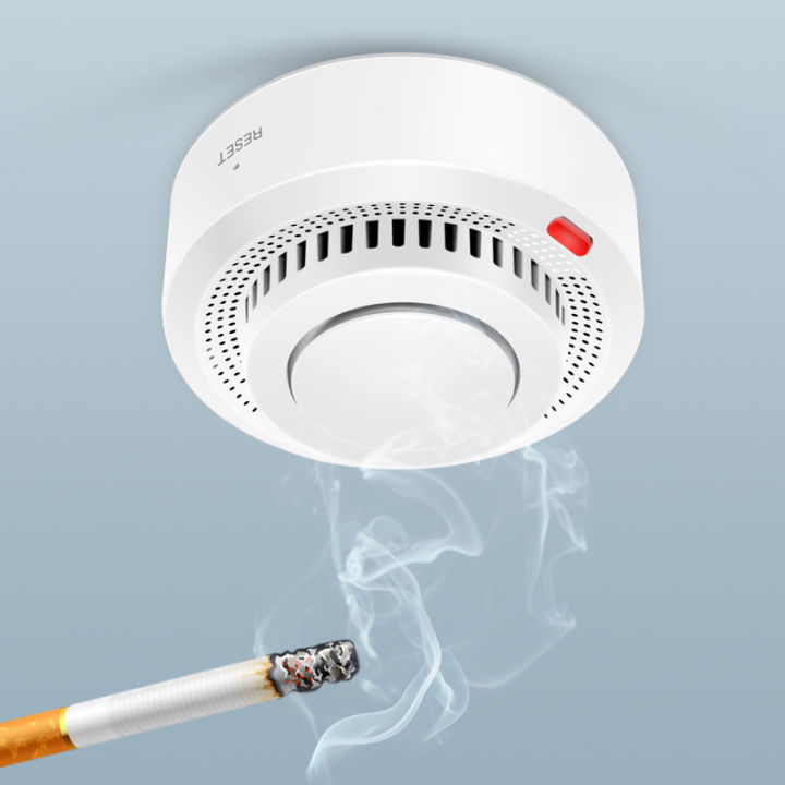 Zigbee Smoke Detector Tuya Smart Home Security Protection Smoke Sensor ...